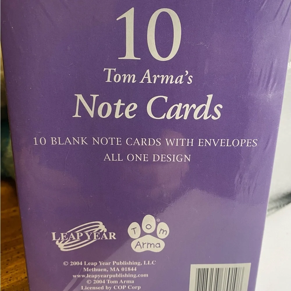 Tom Armas note cards 2004 Polar Bear Baby Costume